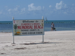 Key West has beaches too ...